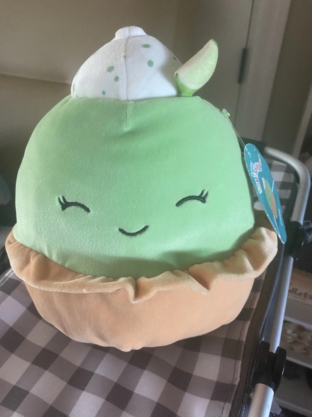 Squishmallows Green and Tan Key Lime Plush